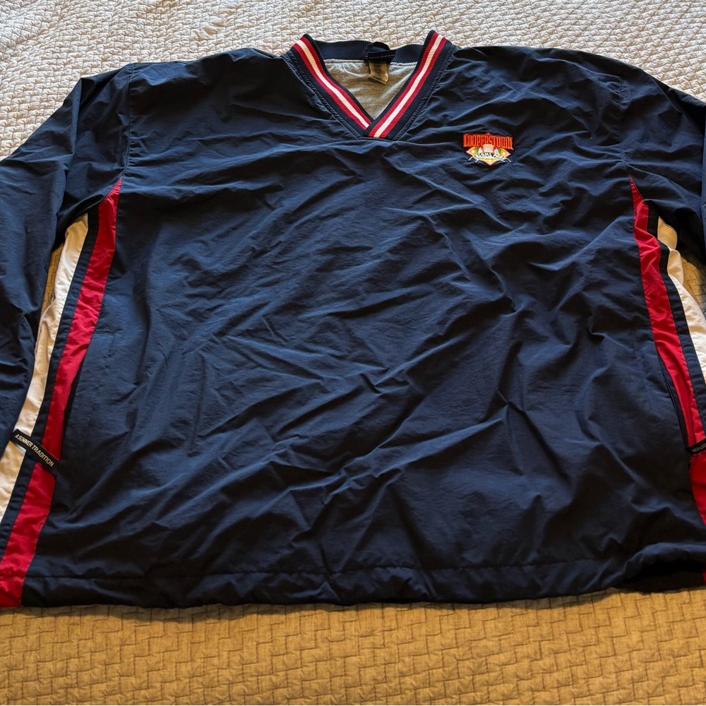 Vintage Cooperstown “Dreams Park” Baseball Hall of Fame Pullover Windbreaker XL